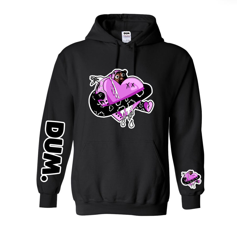 PINK DUMLOVE HOODIE