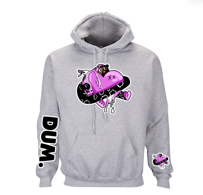 PINK DUMLOVE HOODIE