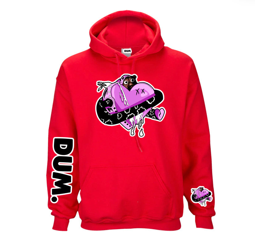 PINK DUMLOVE HOODIE