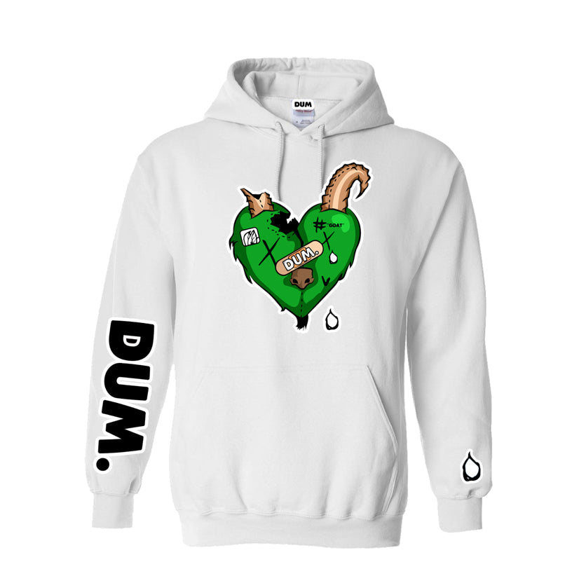 GREEN GOAT LOVE HOODIE