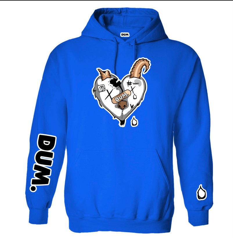 WHITE GOAT LOVE HOODIE