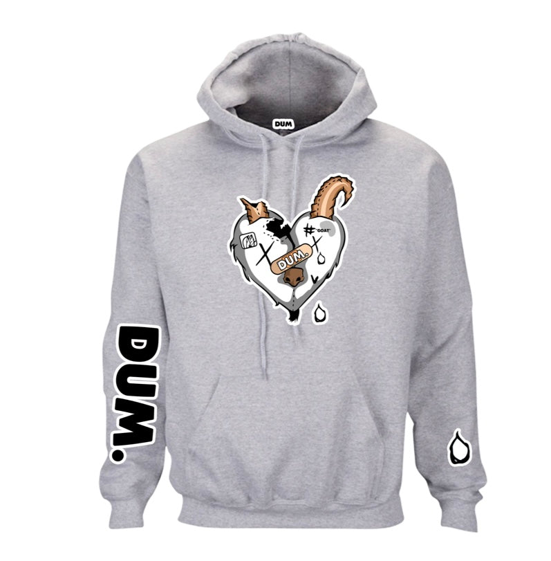 WHITE GOAT LOVE HOODIE