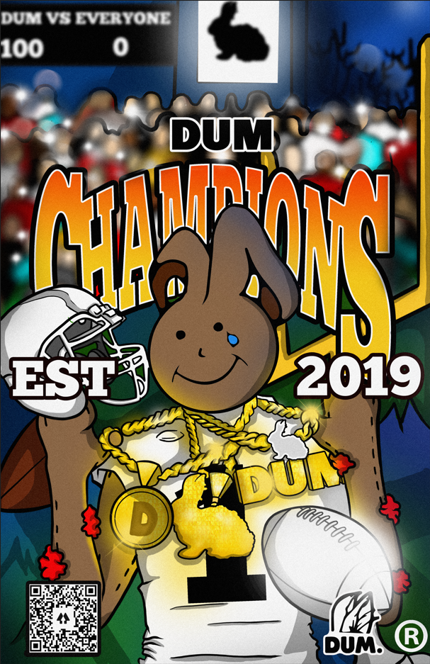 DUM CHAMPIONS V1 POSTER