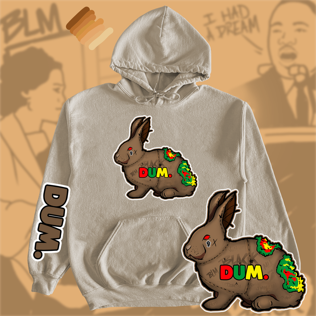BLACK POWER DUM HOODIE