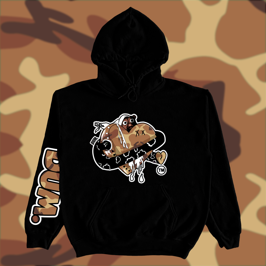 BROWN DUMLOVE CAMO HOODIE