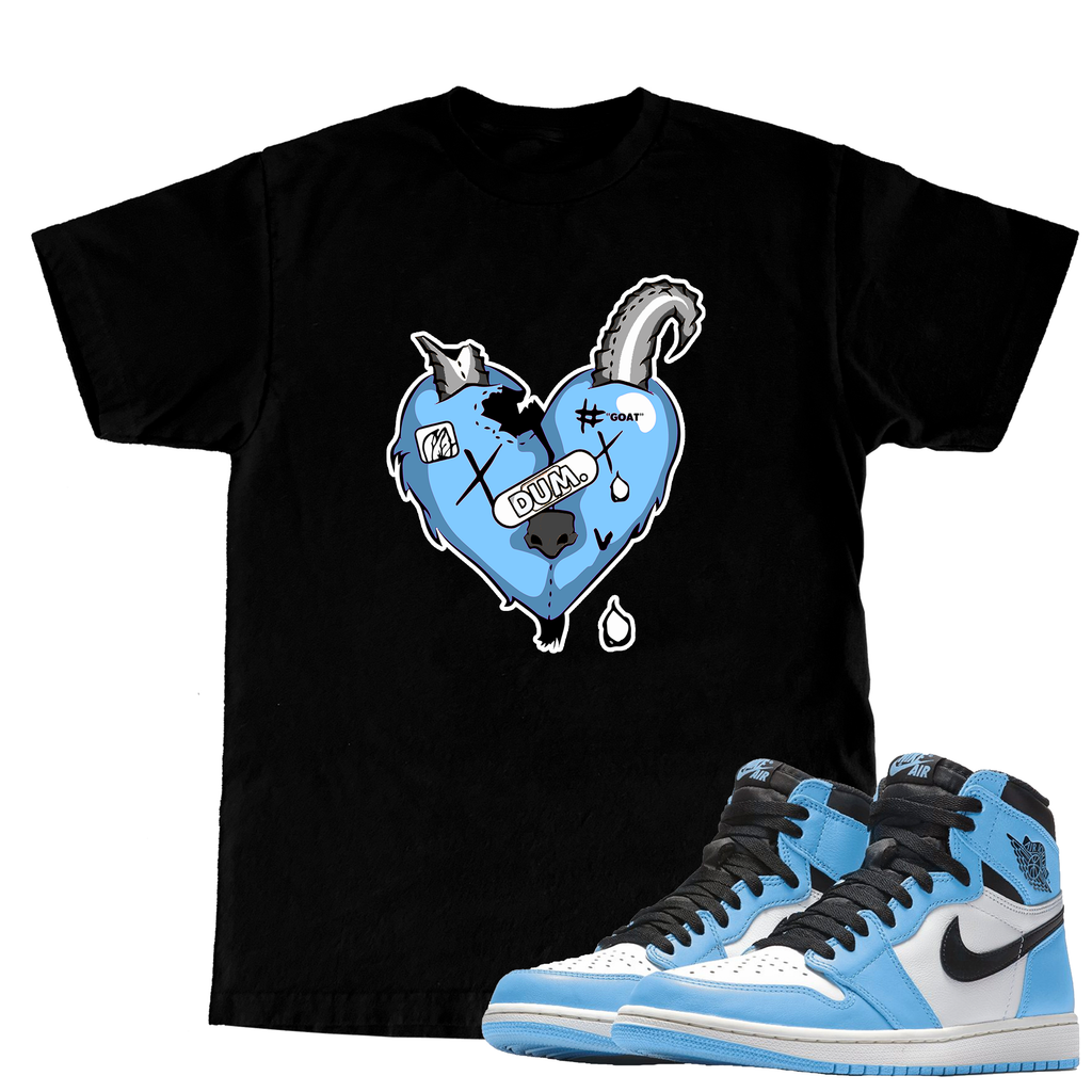 DUM GOATLOVE X RETRO 1S UNIVERSITY BLUE