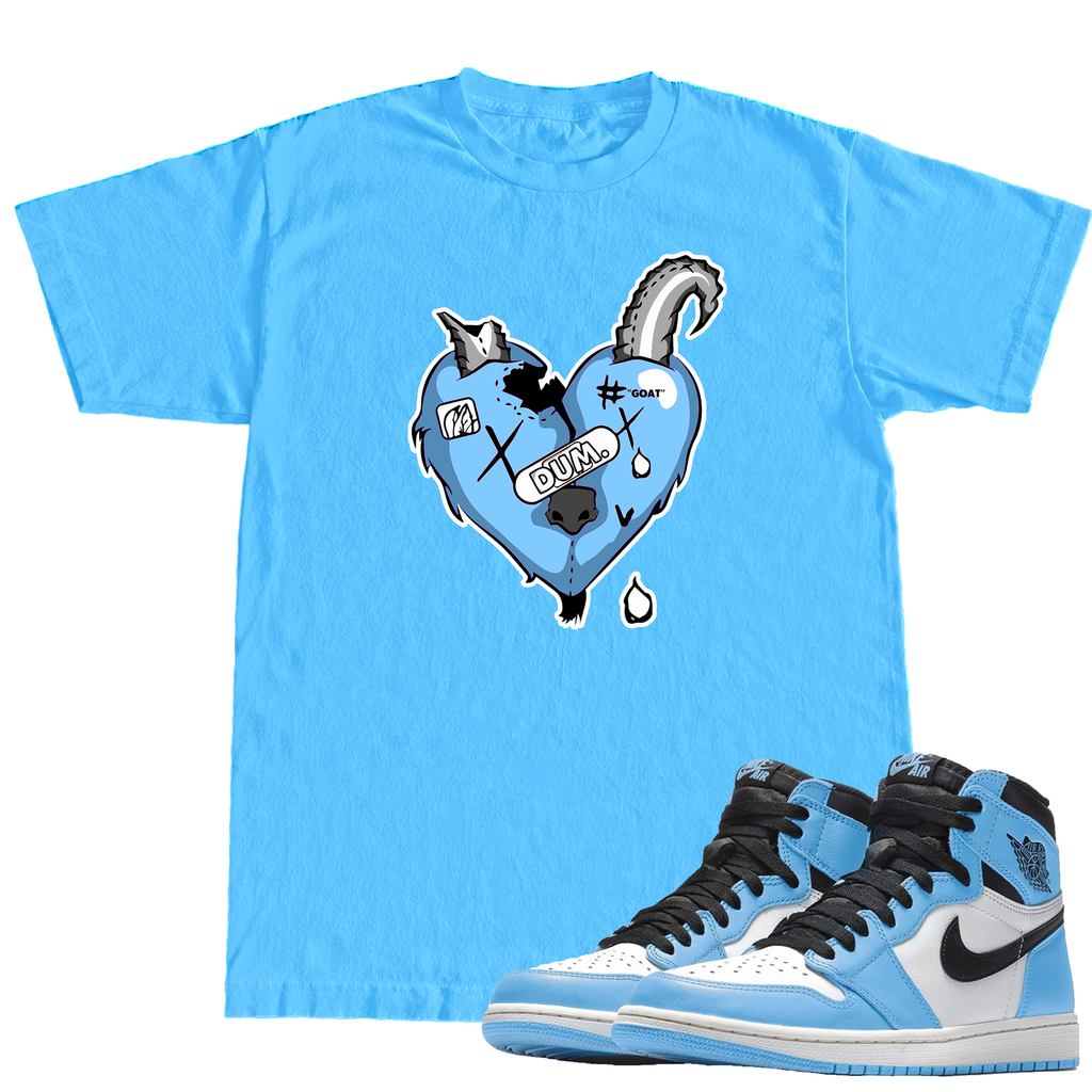 DUM GOATLOVE X RETRO 1S UNIVERSITY BLUE