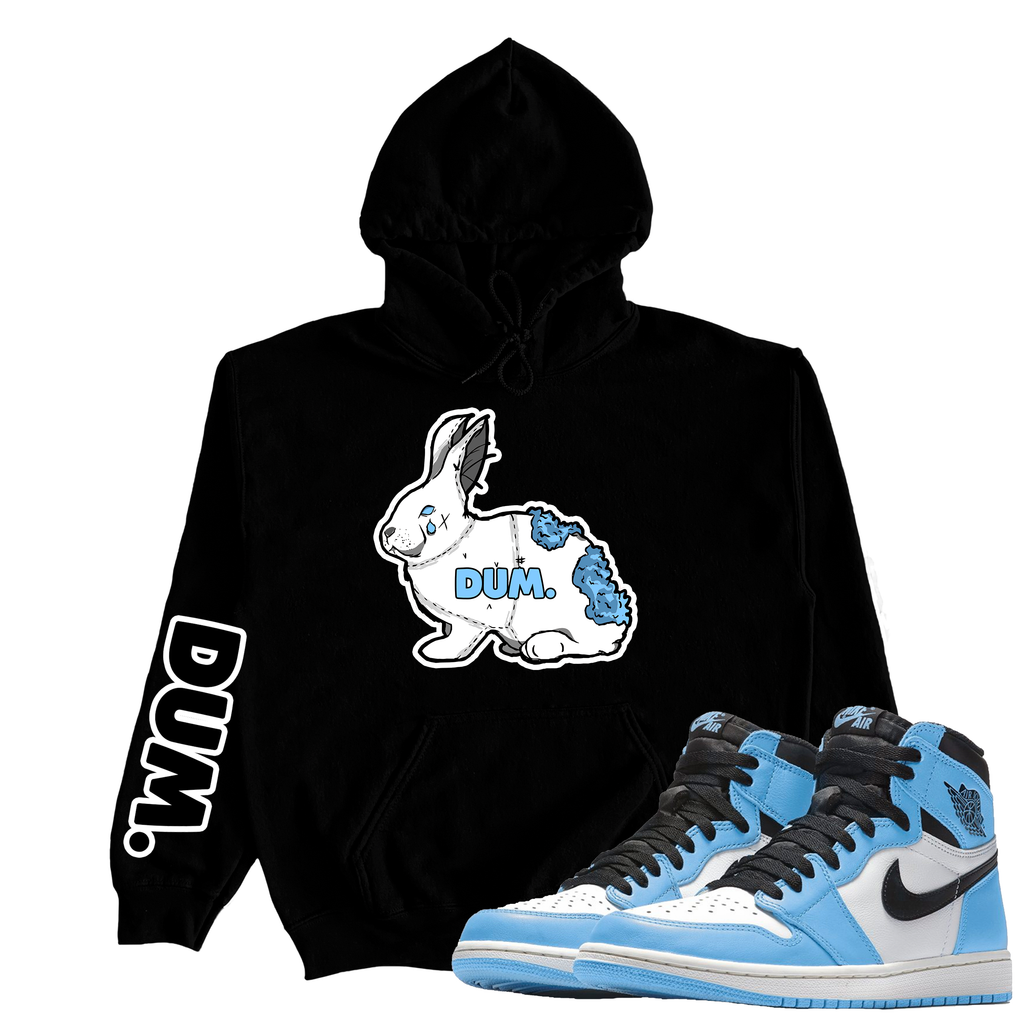 DUM X RETRO 1S UNIVERSITY BLUE HOODIE