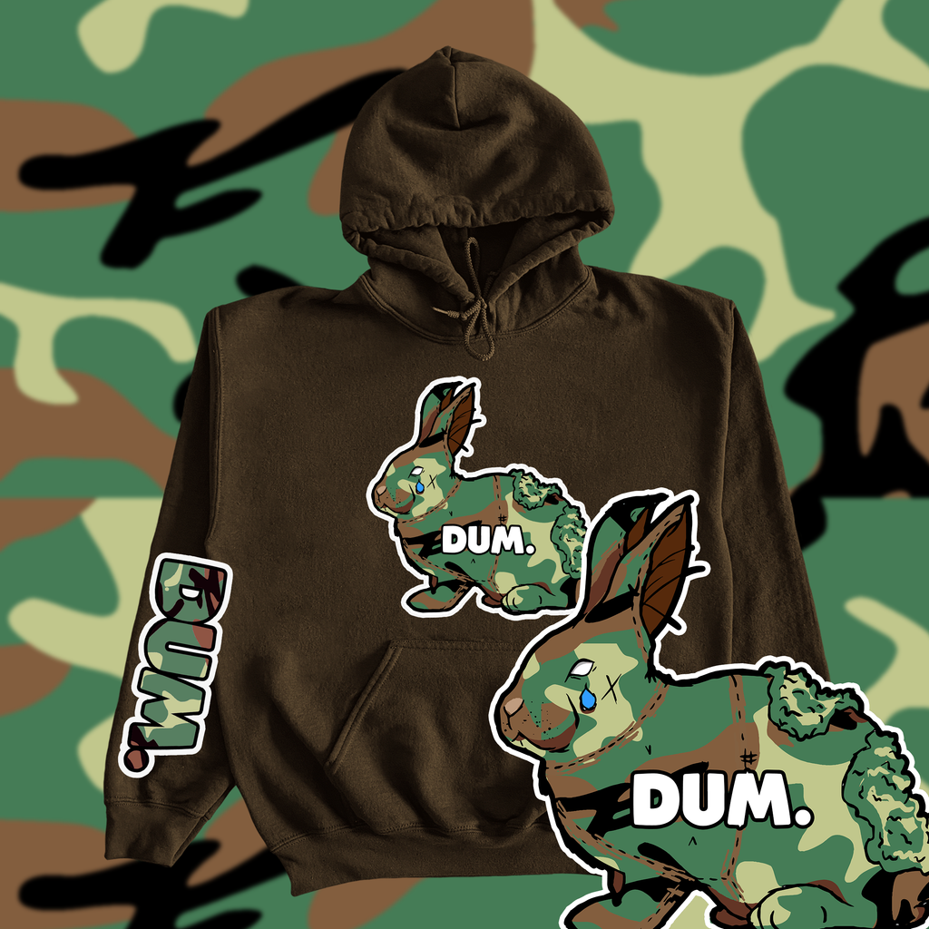GREEN OG DUM CAMO HOODIE