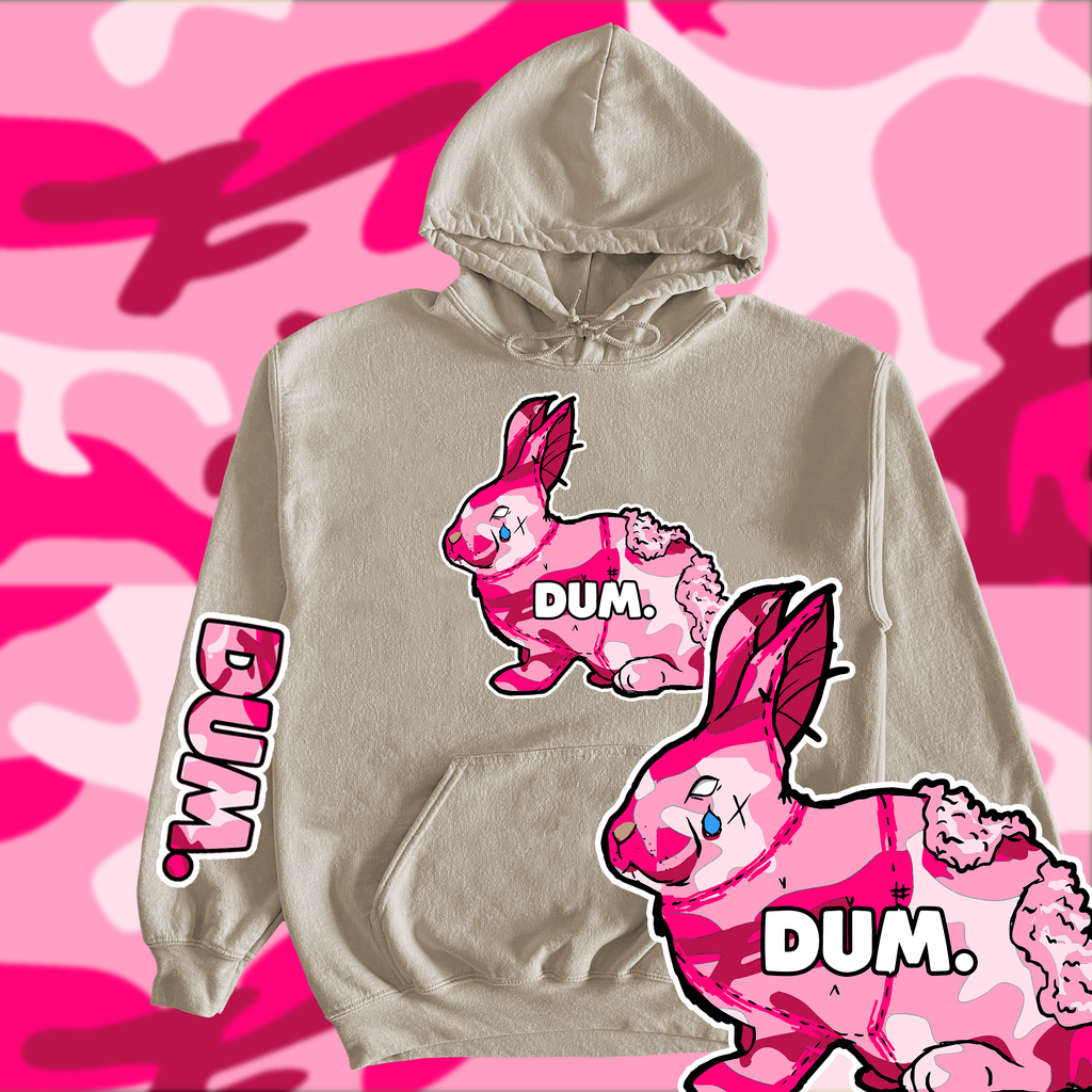 PINK OG DUM CAMO HOODIE