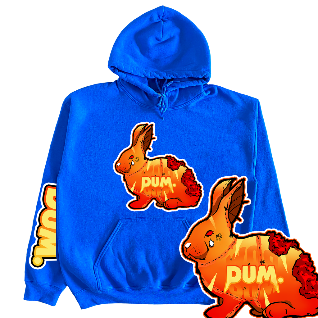 RED GRADIENT DUM HOODIE