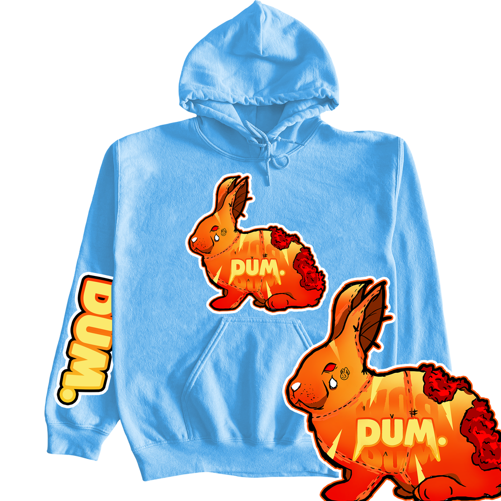 RED GRADIENT DUM HOODIE